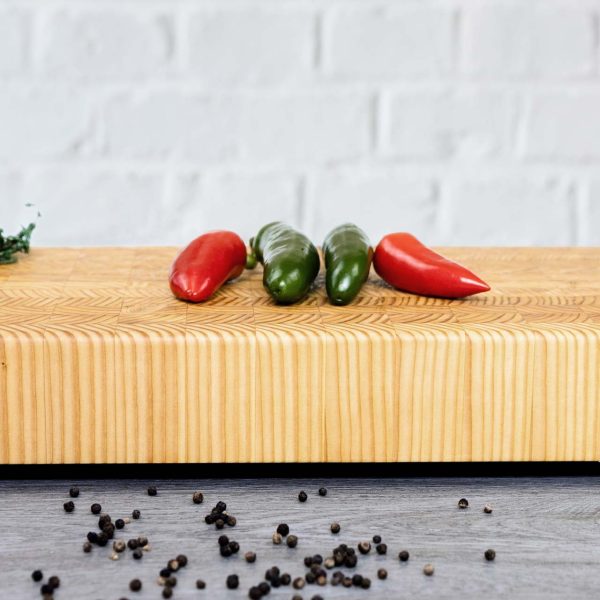 Buffet Board 21.5" x 9.5" x 2.5", Premium Larch Wood