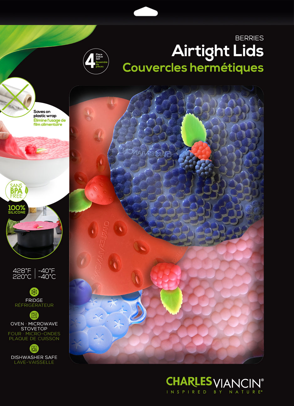 Berries Lids Gift S/4