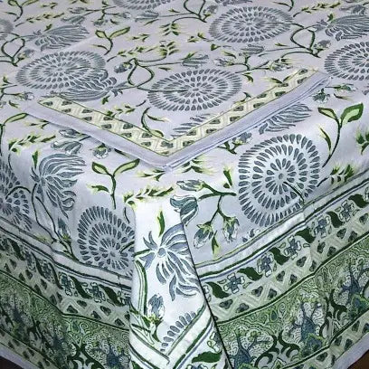 Tablecloth 86" Round Maya Blue