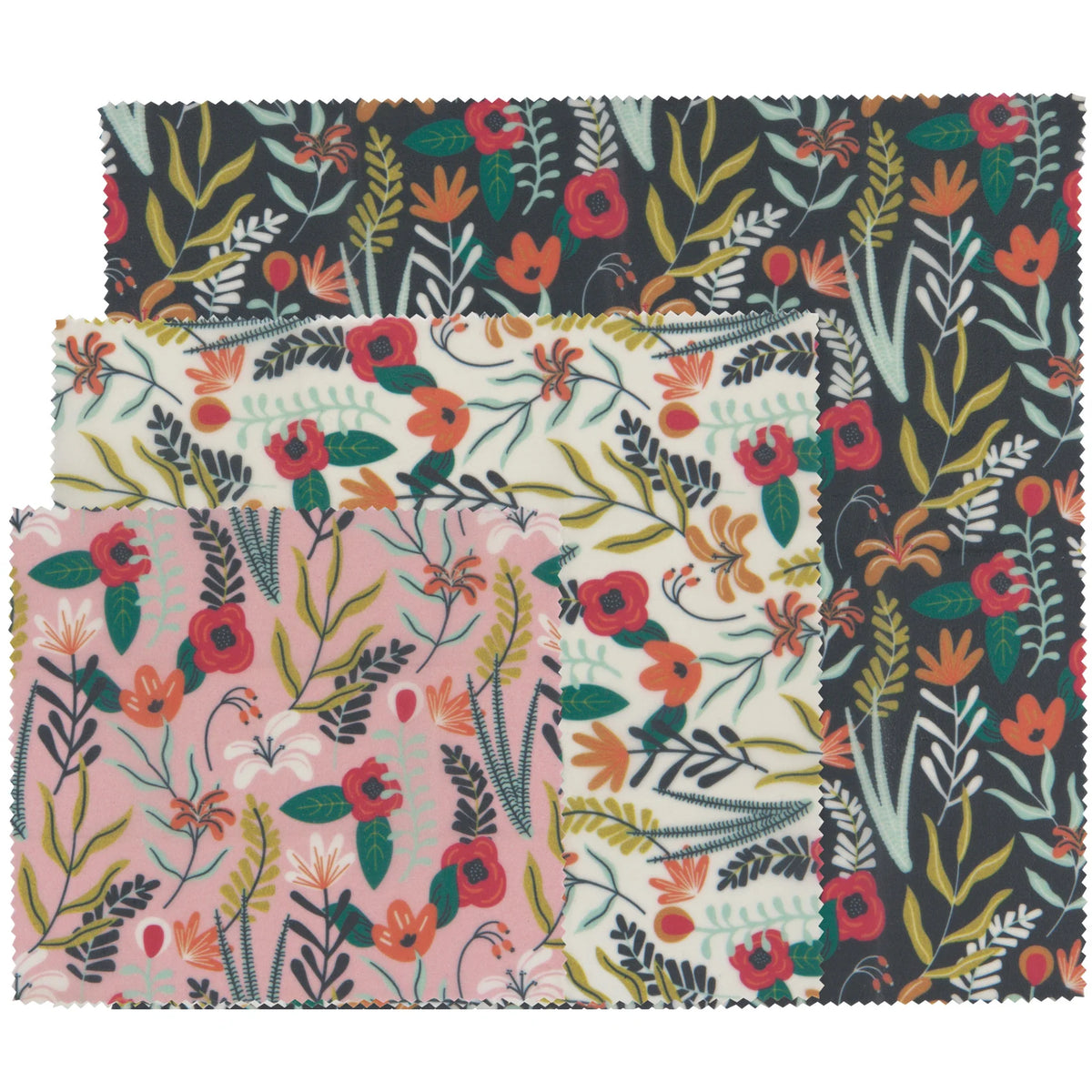 Floral S/3 Beeswax Wrap