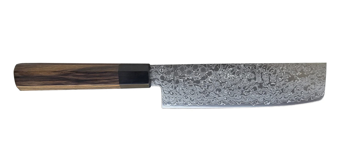 Nickel Warikomi Damascus 6.8" Nakiri Knife