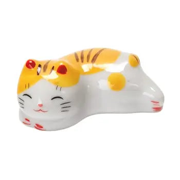 Orange Cat Chopstick Rest