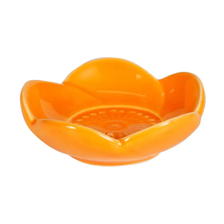 Orange 3" Cherry Blossom Sauce Dish