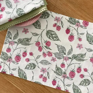 Raspberry Placemats S/4