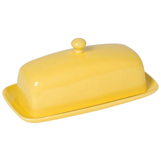 Butter Dish Rect Lemon