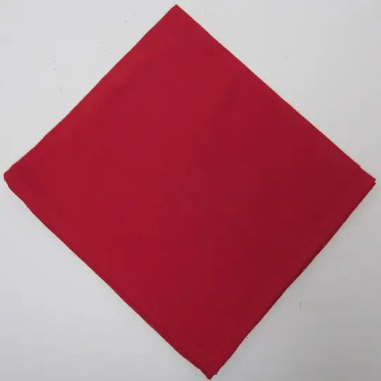 Red Solid Woven Homespun Napkin