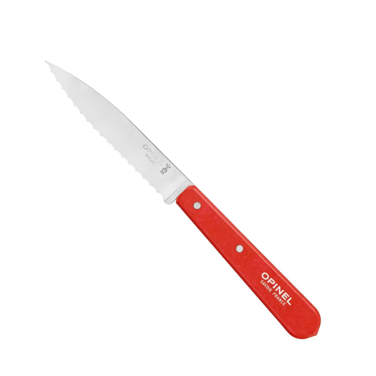 No.113 3.75" S/S Serrated Paring Essential, Red