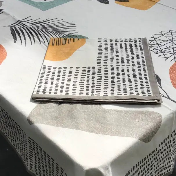 Tablecloth 60x60 Retro Doodles