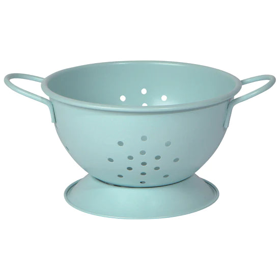 Colander Small Robin's Egg Metal