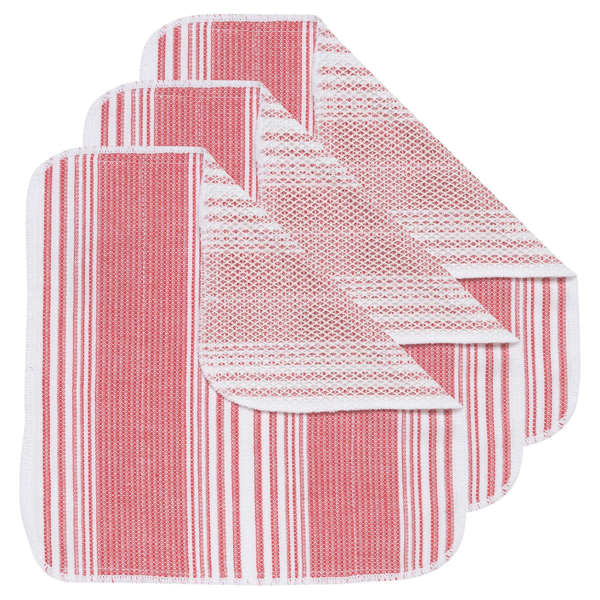 Scrub-It S/3 Dishcloths Red