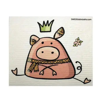 Swedish Dishcloth, Sitting Pig
