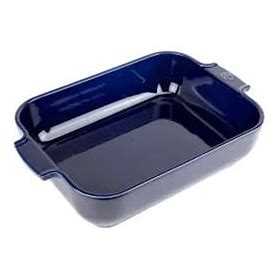 12.5" Rectangular Blue Ceramic Baking Dish