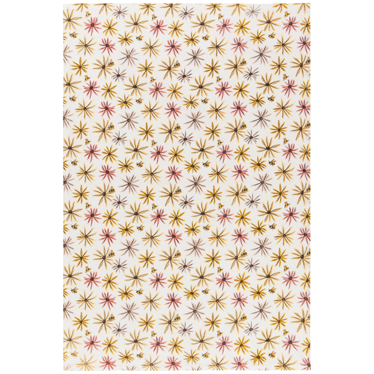 S/3 Floursack Bees & Blooms