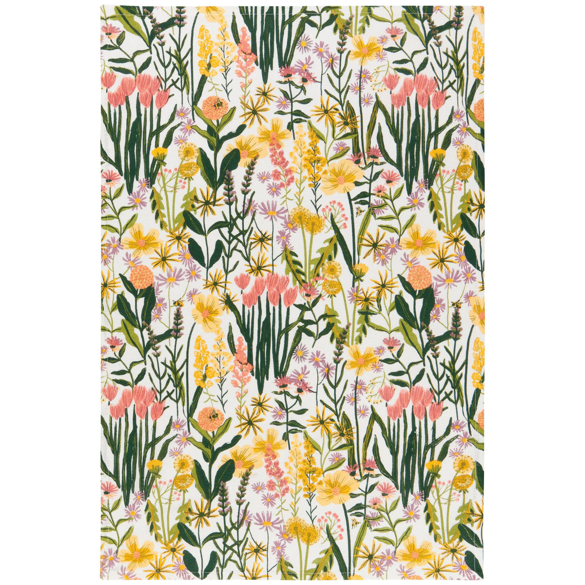 S/3 Floursack Bees & Blooms