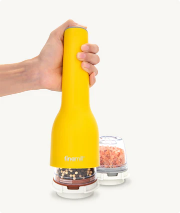 USB Canary Yellow Rechargeable Grinder + 2 Pods