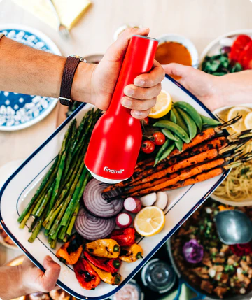 USB Sangria Red Rechargeable Grinder + 2 Pods