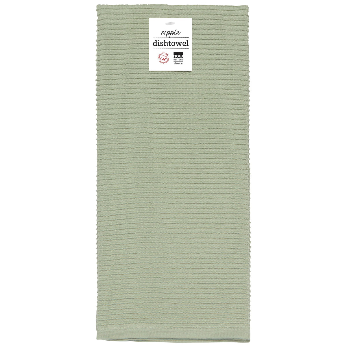 Dishtowel Sage Ripple
