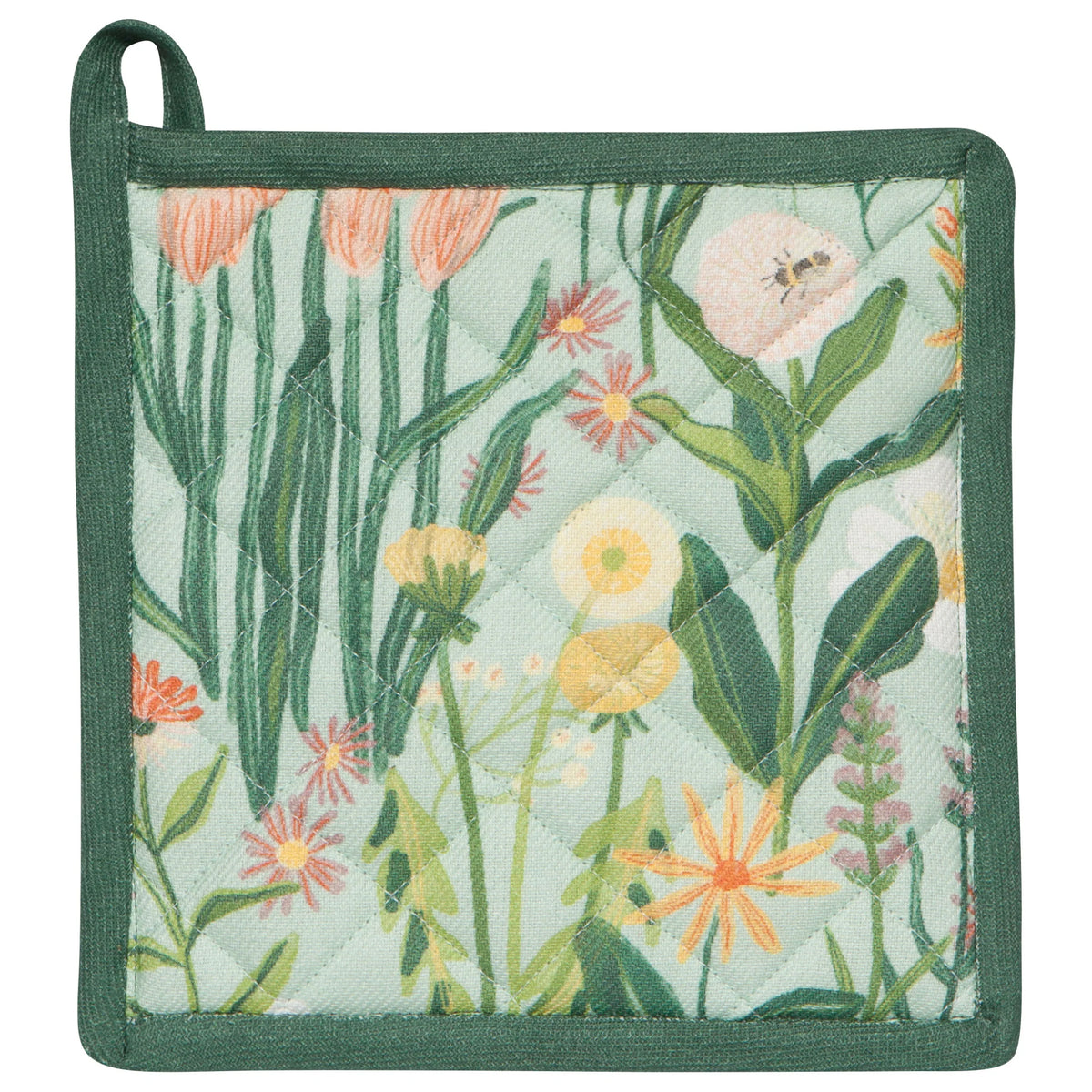 Bees & Bloom Potholder