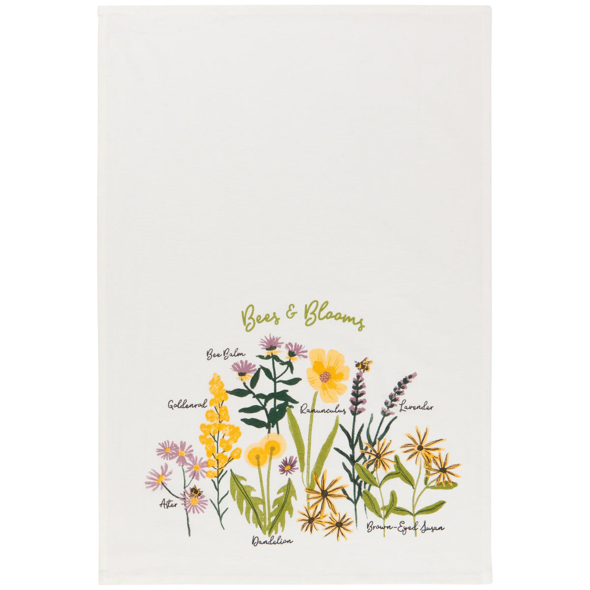 S/3 Floursack Bees & Blooms